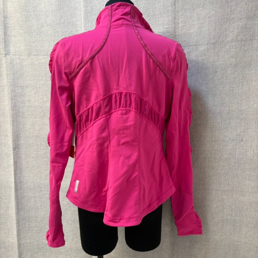 NEW Zella Workout Jacket, Red Berry M - Picture 10 of 16